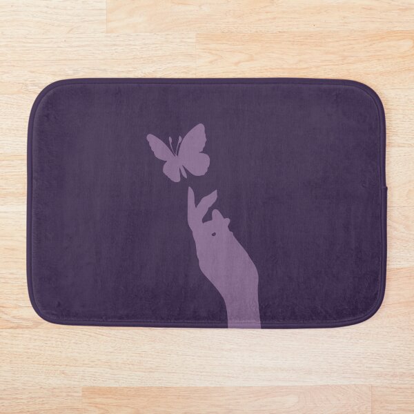 Item preview, Purple hand and butterfly silhouette  designed and sold by TrulyRuby.