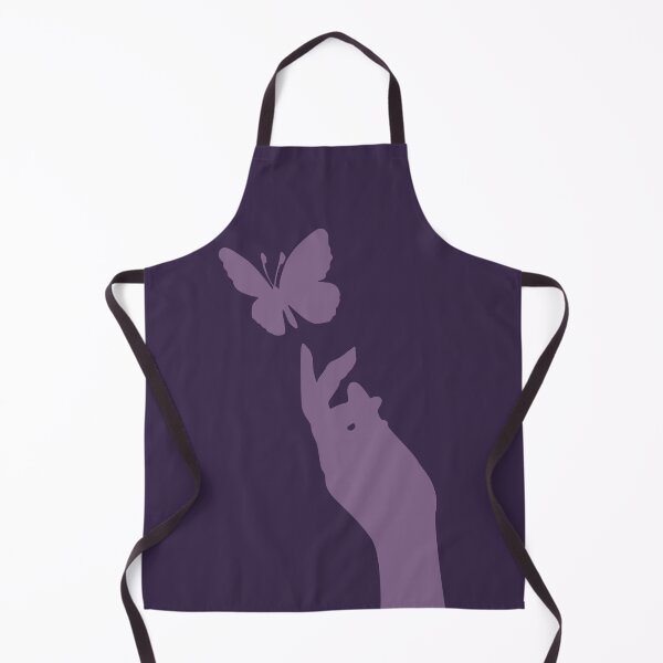 Item preview, Purple hand and butterfly silhouette designed and sold by TrulyRuby.