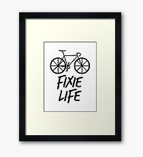 Fixie Life Framed Print