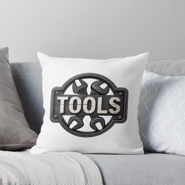 Item preview, Circular Emblem with Tools Theme and Distressed White Lettering designed and sold by Creative88Art.