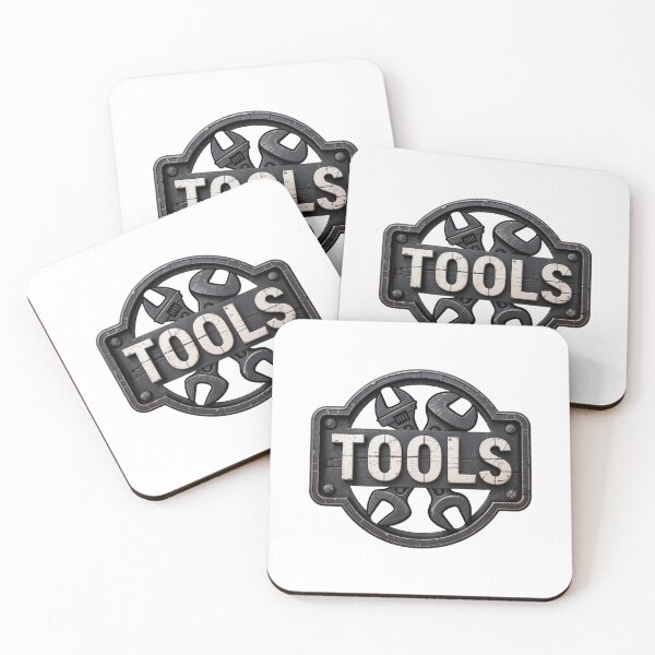 Item preview, Circular Emblem with Tools Theme and Distressed White Lettering designed and sold by Creative88Art.
