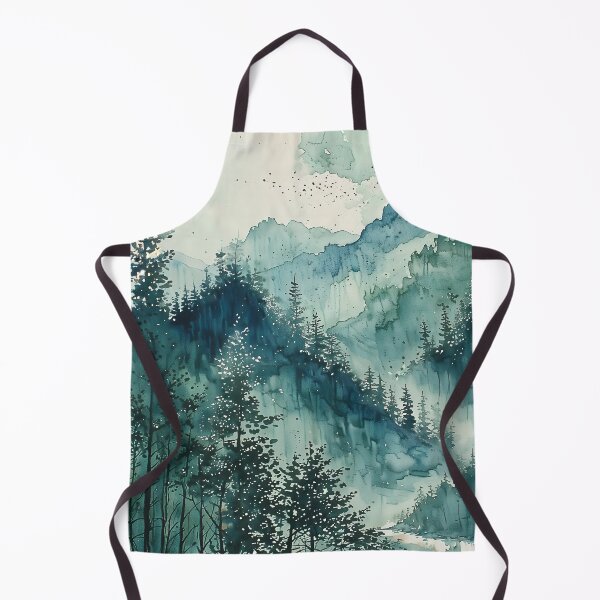 Item preview, River watercolor painting designed and sold by artsake4.