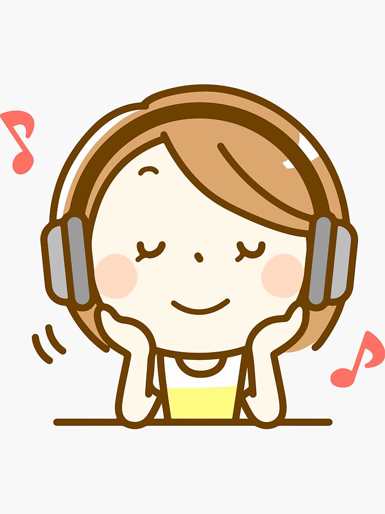 Headphones Music | Sticker