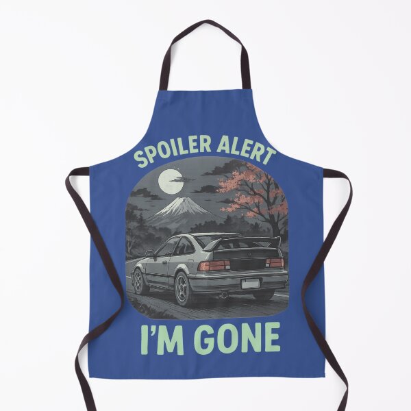 Item preview, Spoiler Alert I’m Gone – Retro JDM Car Night Drive Aesthetic designed and sold by PlayfulMindArts.