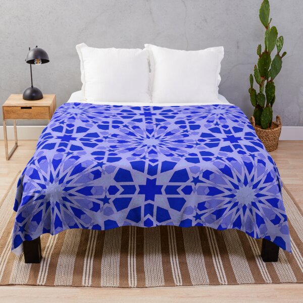 Item preview, Elegant Islamic Mosaic in Blue Tones designed and sold by Tarjiart.