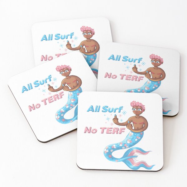 Item preview, Trans Merman - All Surf, No TERF designed and sold by Kelza Pilkington.