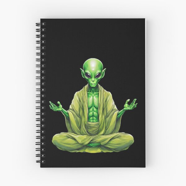 Item preview, Funny  Aliens, Yoga Life,  Yoga Humor, Space Mission,  Alient Yoga, Yoga Lover, Green Planet, Cute Alien,  UFO,  Yoga Alien, Buddha Alien , Yoga buddha Master,  designed and sold by KolorellaS.