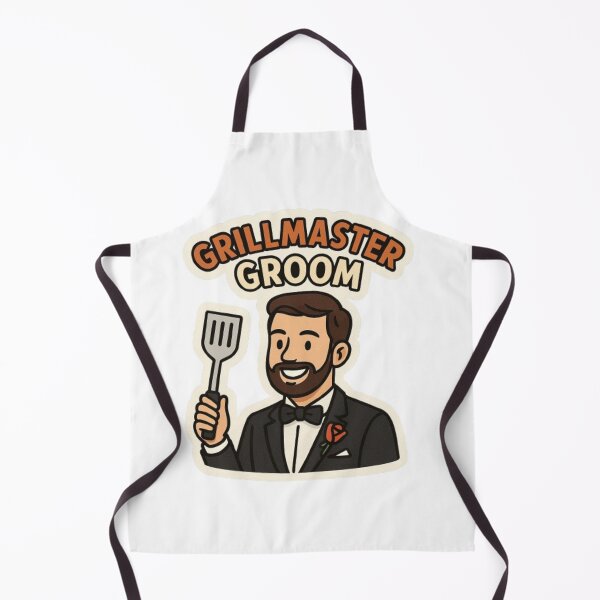 Item preview, grillmaster groom designed and sold by ArtQueen777.