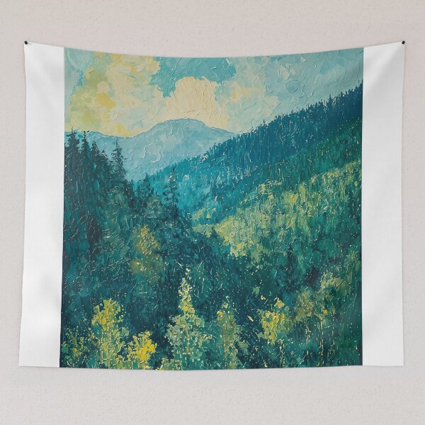 Item preview, mountain painting designed and sold by artsake4.