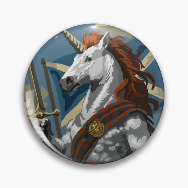Item preview, Kilt & Scotland Flag Unicorn designed and sold by KlakkDrawsStuff.