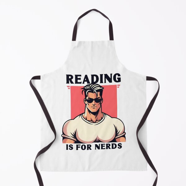 Item preview, Reading is for nerds book joke chad bodybuilding designed and sold by Captain-Jackson.