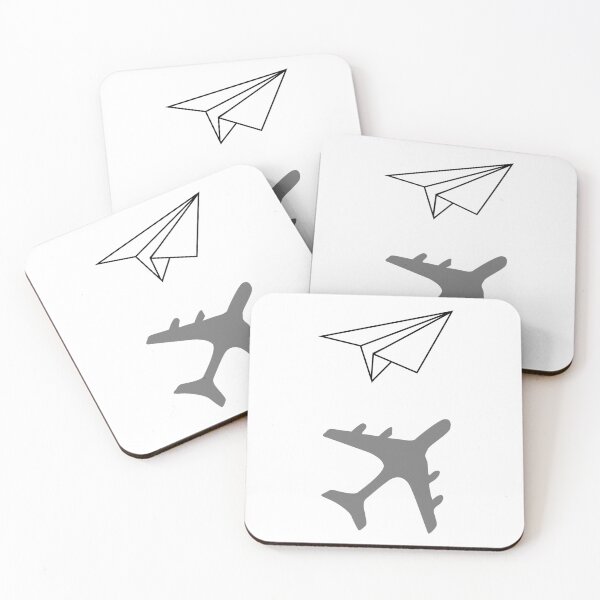Item preview, Paper plane shadow designed and sold by TrulyRuby.