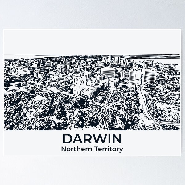 Item preview, Darwin – Northern Territory designed and sold by Lakeric.