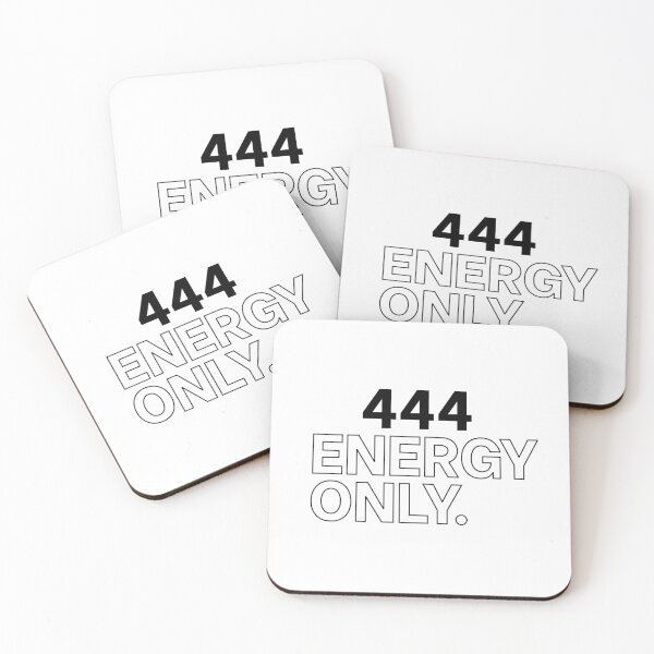 Item preview, 444 Energy Only – Clean Angel Number Quote Design designed and sold by ClassicAF.