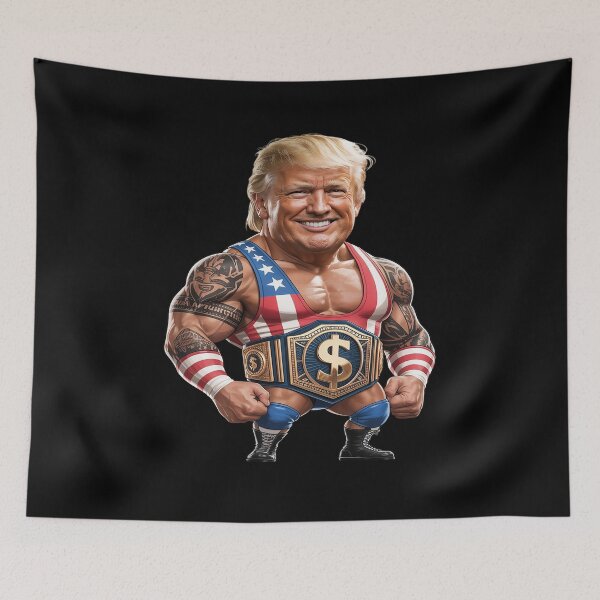 Artikelvorschau, Donald Trump Wrestler entworfen und verkauft von splindoershop.