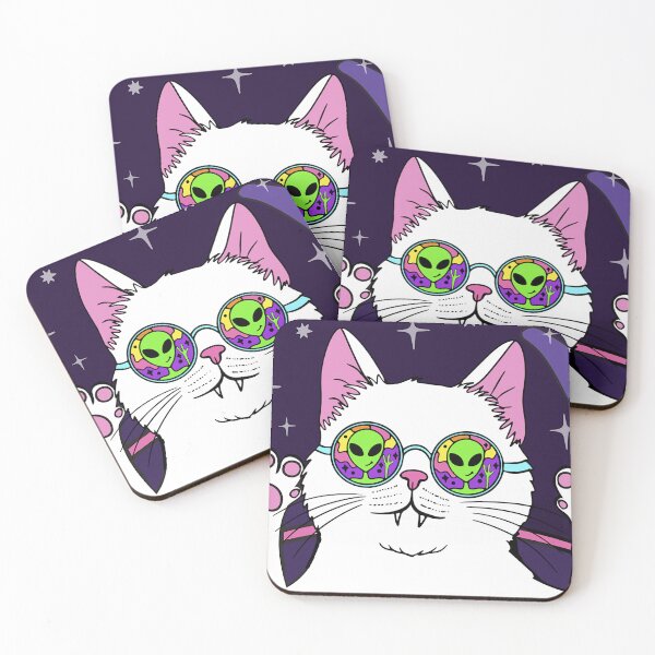 Item preview, Cats, Aliens, and Love designed and sold by FestDrip.