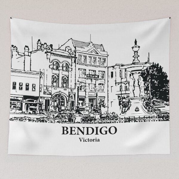 Item preview, Bendigo - Victoria designed and sold by Lakeric Cityscapes.