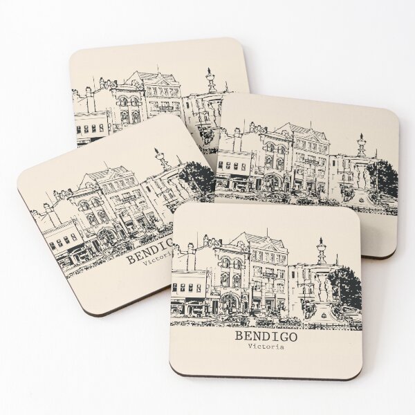 Item preview, Bendigo - Victoria designed and sold by Lakeric Cityscapes.
