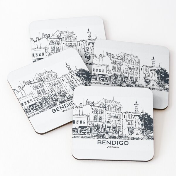 Item preview, Bendigo - Victoria designed and sold by Lakeric Cityscapes.