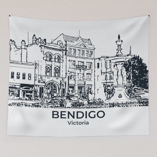 Item preview, Bendigo - Victoria designed and sold by Lakeric Cityscapes.