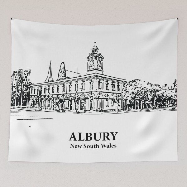 Item preview, Albury - New South Wales designed and sold by Lakeric Cityscapes.