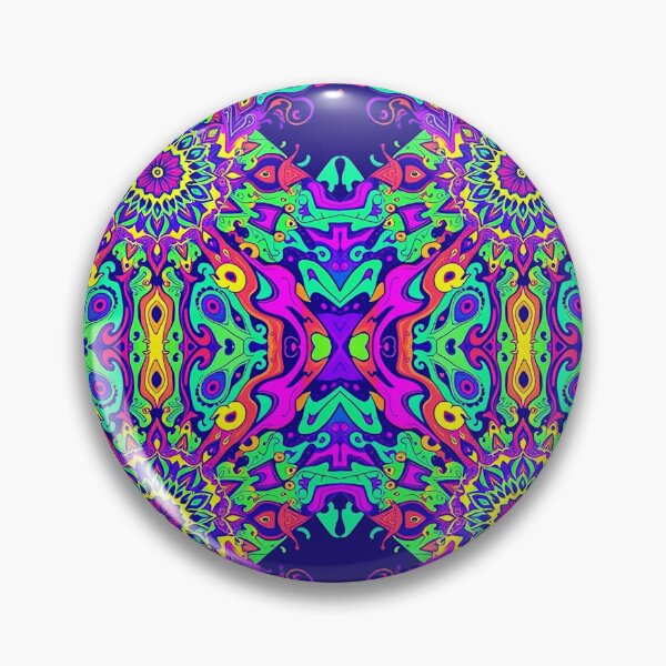 Item preview, Glow Blacklight Psychedelic Retro Art designed and sold by FestDrip.