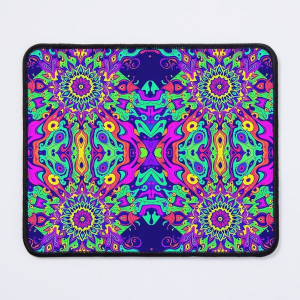 Item preview, Glow Blacklight Psychedelic Retro Art designed and sold by FestDrip.
