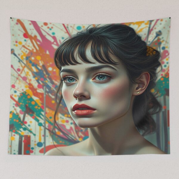 Item preview, Expressive Colors & Hidden Stories – A portrait full of emotions designed and sold by FotoworldEdel.
