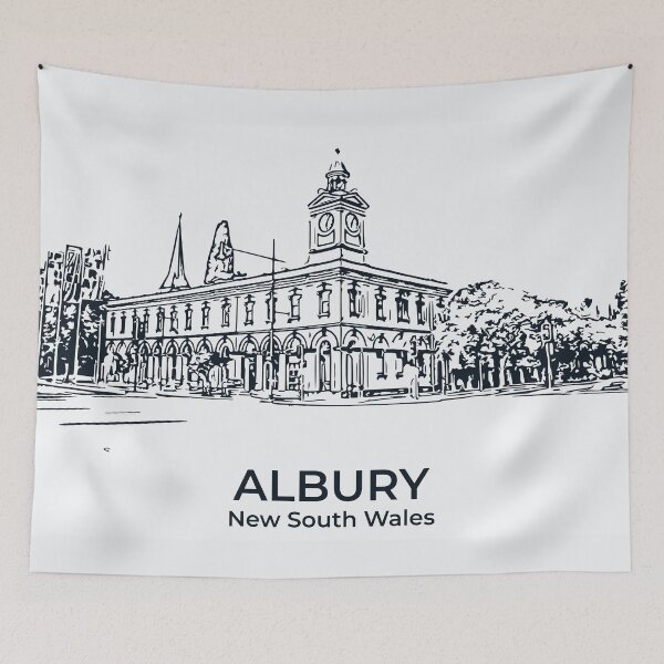 Item preview, Albury - New South Wales designed and sold by Lakeric Cityscapes.