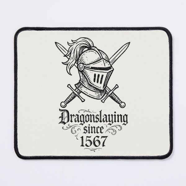 Item preview, Dragonslaying Since 1567 – Knight Helm & Swords designed and sold by SteadyRolling.