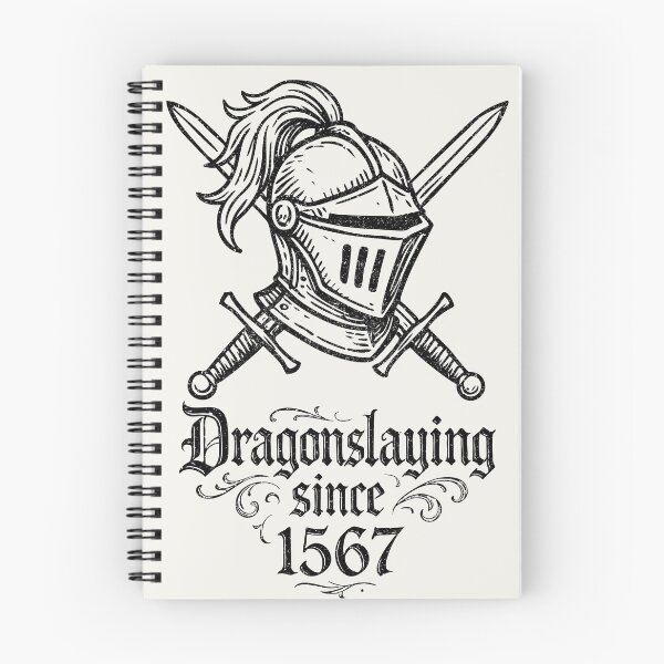Item preview, Dragonslaying Since 1567 – Knight Helm & Swords designed and sold by SteadyRolling.