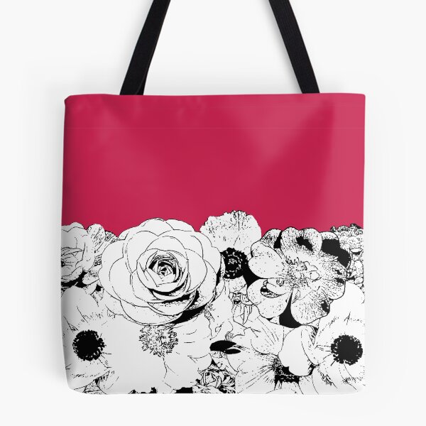 Item preview, Chic Minimalist Black & White Floral Line Art on Soft Pink Background designed and sold by EsvitaDesign.