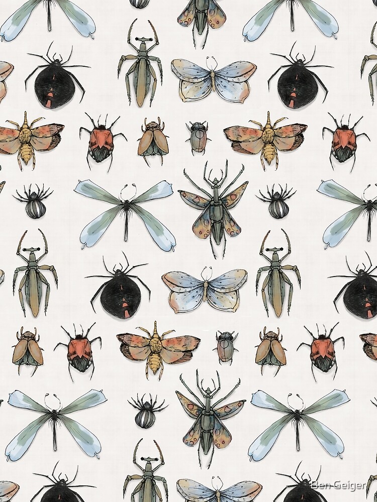 Insects on Parade Silk Scarf