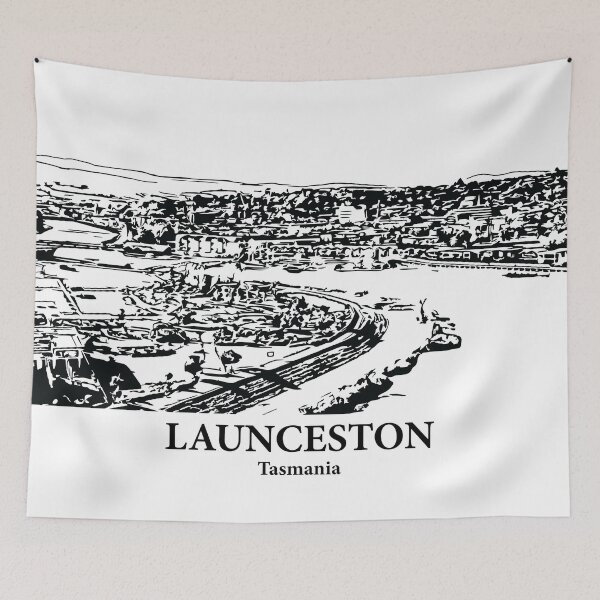 Item preview, Launceston - Tasmania designed and sold by Lakeric Cityscapes.