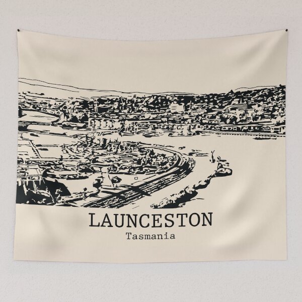 Item preview, Launceston - Tasmania designed and sold by Lakeric Cityscapes.