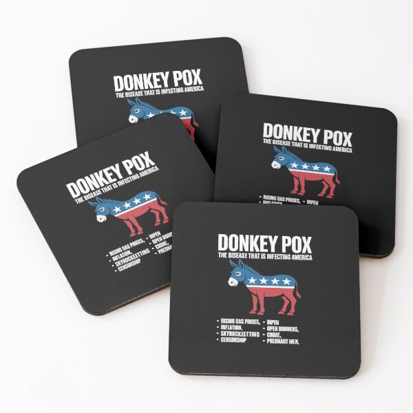 Item preview, Donkey Pox Anti Biden T-shirt Republican Pro Trump 2024 designed and sold by splindoershop.