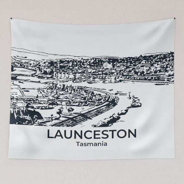 Item preview, Launceston - Tasmania designed and sold by Lakeric Cityscapes.