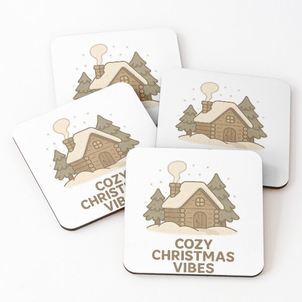 Item preview, Cozy Winter Cabin – Rustic Christmas Snow Scene Art designed and sold by HAFIZ-DP.
