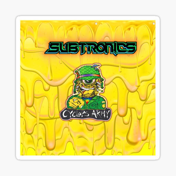 Artikel-Vorschau von Subtronics Cyclops Army Festival Wandteppich Ravewear, designt und verkauft von FestDrip.