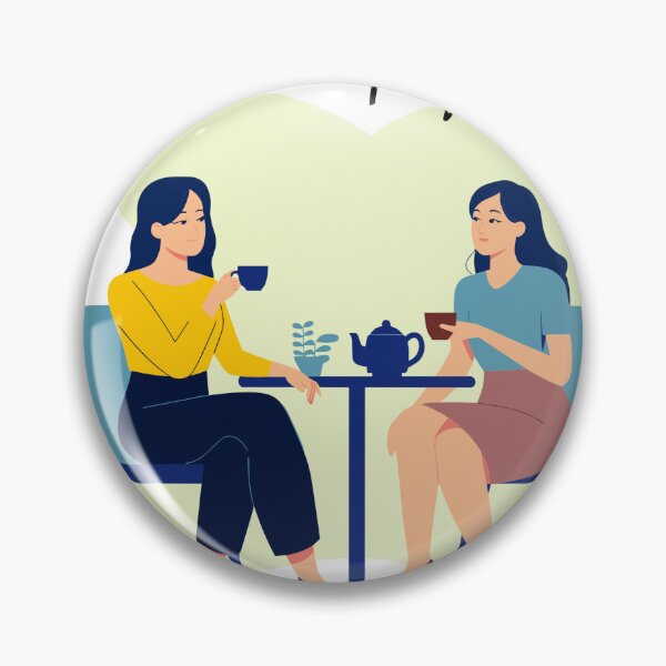 Item preview, Time for tea with my girly, cute friendship design designed and sold by Little Miss Bee.