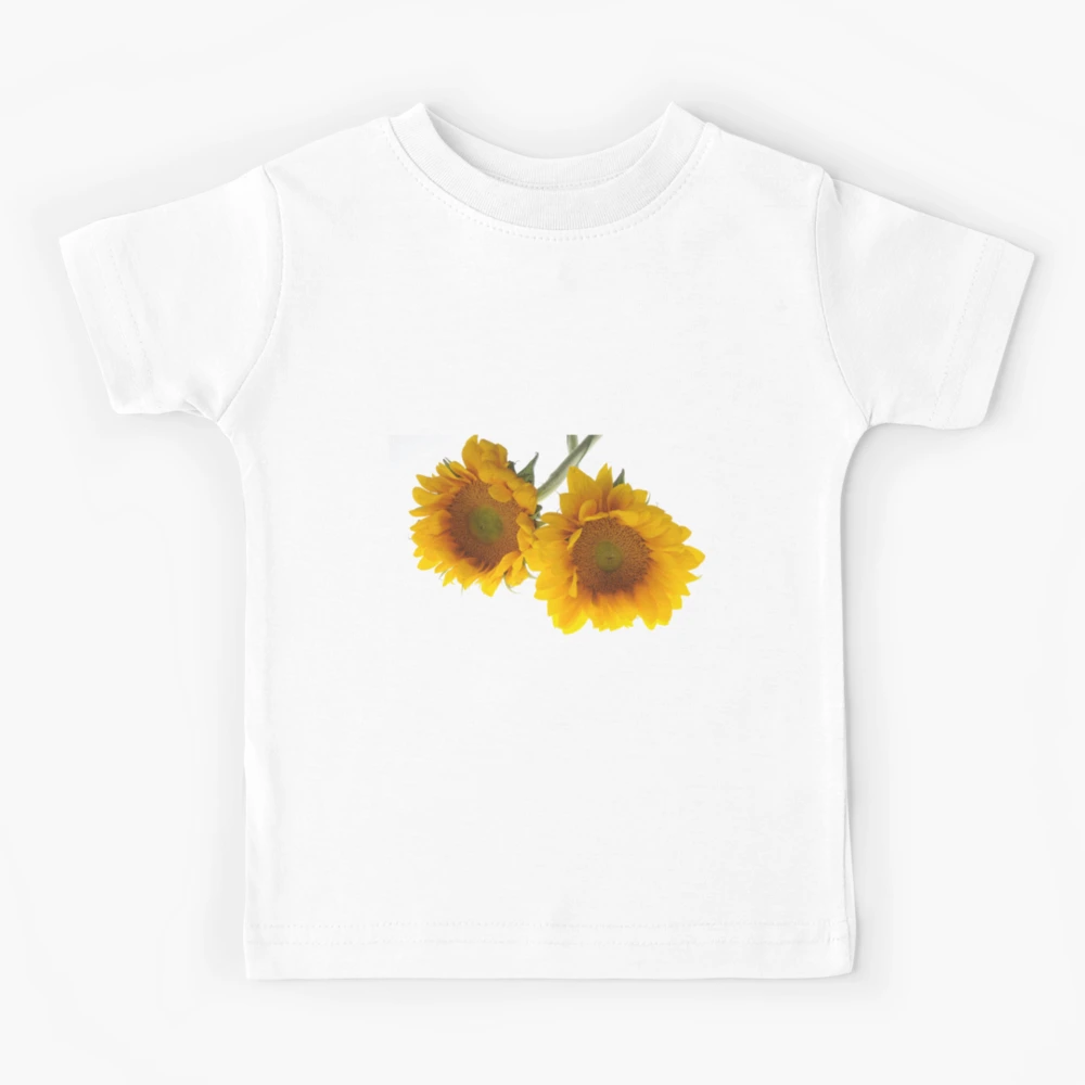 kids sunflower shirt