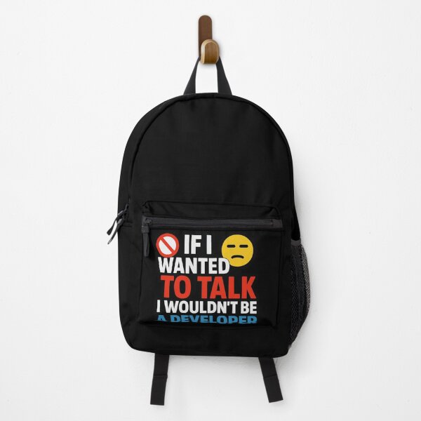 Item preview, No Talk, Just Code – Introvert Dev Quote designed and sold by nerdguy404.