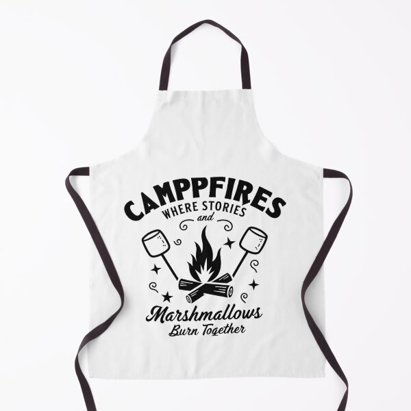 Item preview, Campfires Where Stories and Marshmallows Burn – Fun Camping Quote Design designed and sold by GRITMOOD.