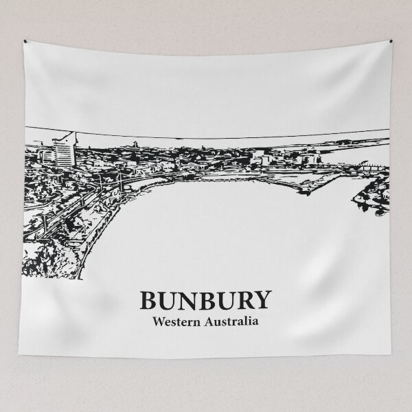 Item preview, Bunbury - Western Australia designed and sold by Lakeric Cityscapes.