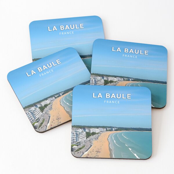 Item preview, La Baule, France, Poster Vintage pastel poster designed and sold by NicePlaza.