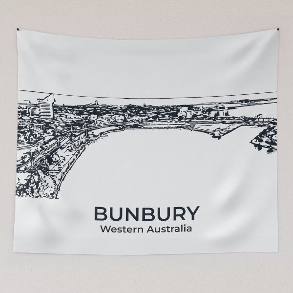 Item preview, Bunbury - Western Australia designed and sold by Lakeric Cityscapes.
