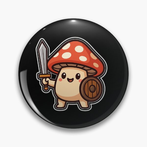 Item preview, Mushroom Warrior – Fungi and Ferocity Collide designed and sold by TrashCultSupply.