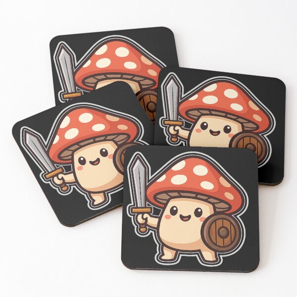 Item preview, Mushroom Warrior – Fungi and Ferocity Collide designed and sold by TrashCultSupply.