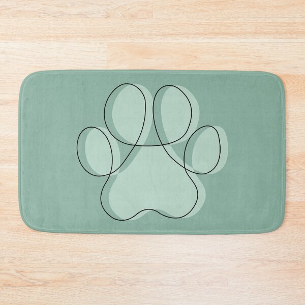 Item preview, Mint dog paw designed and sold by TrulyRuby.