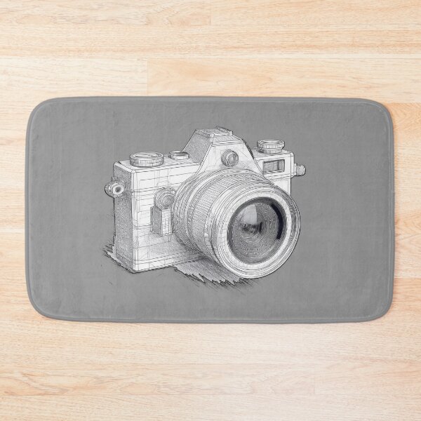 Item preview, Line Drawing, Camera  designed and sold by Darren Wilkes.